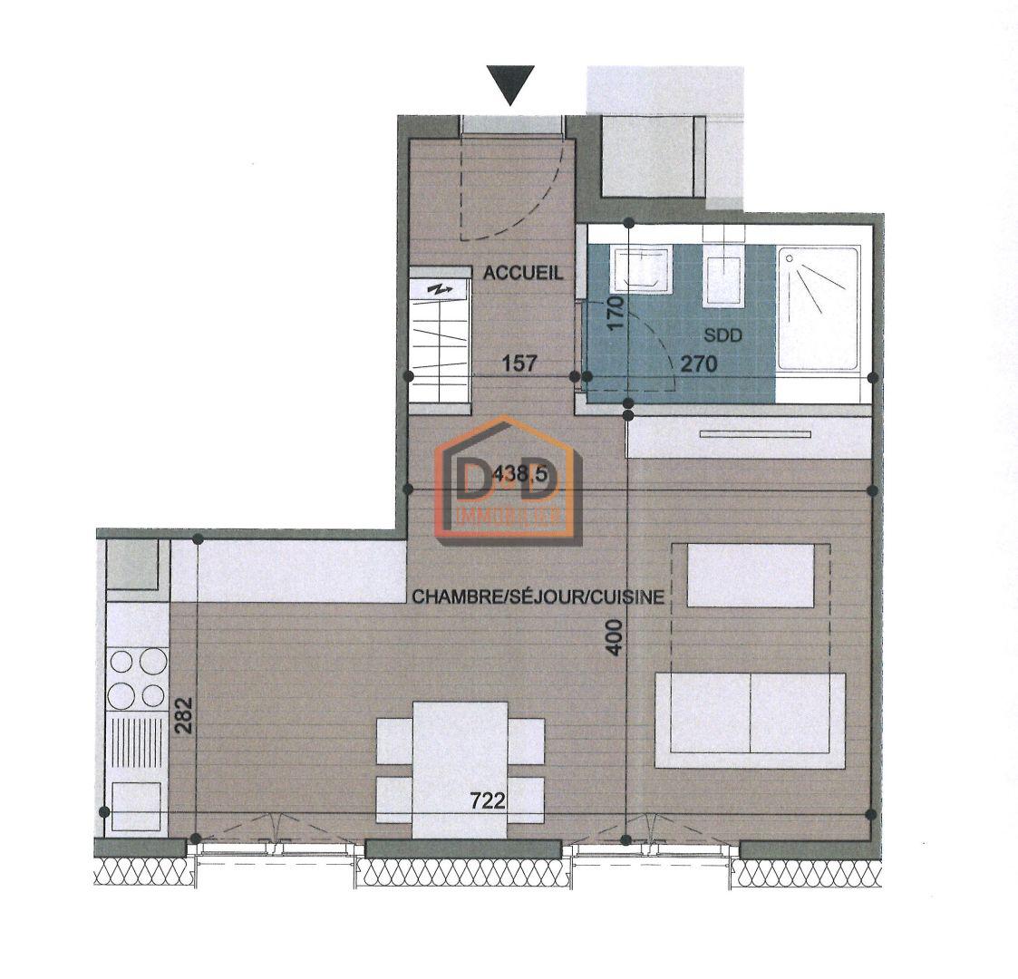 Appartement à Luxembourg-Gasperich, 35 m², 1 salle de bain, 1 450 €/mois