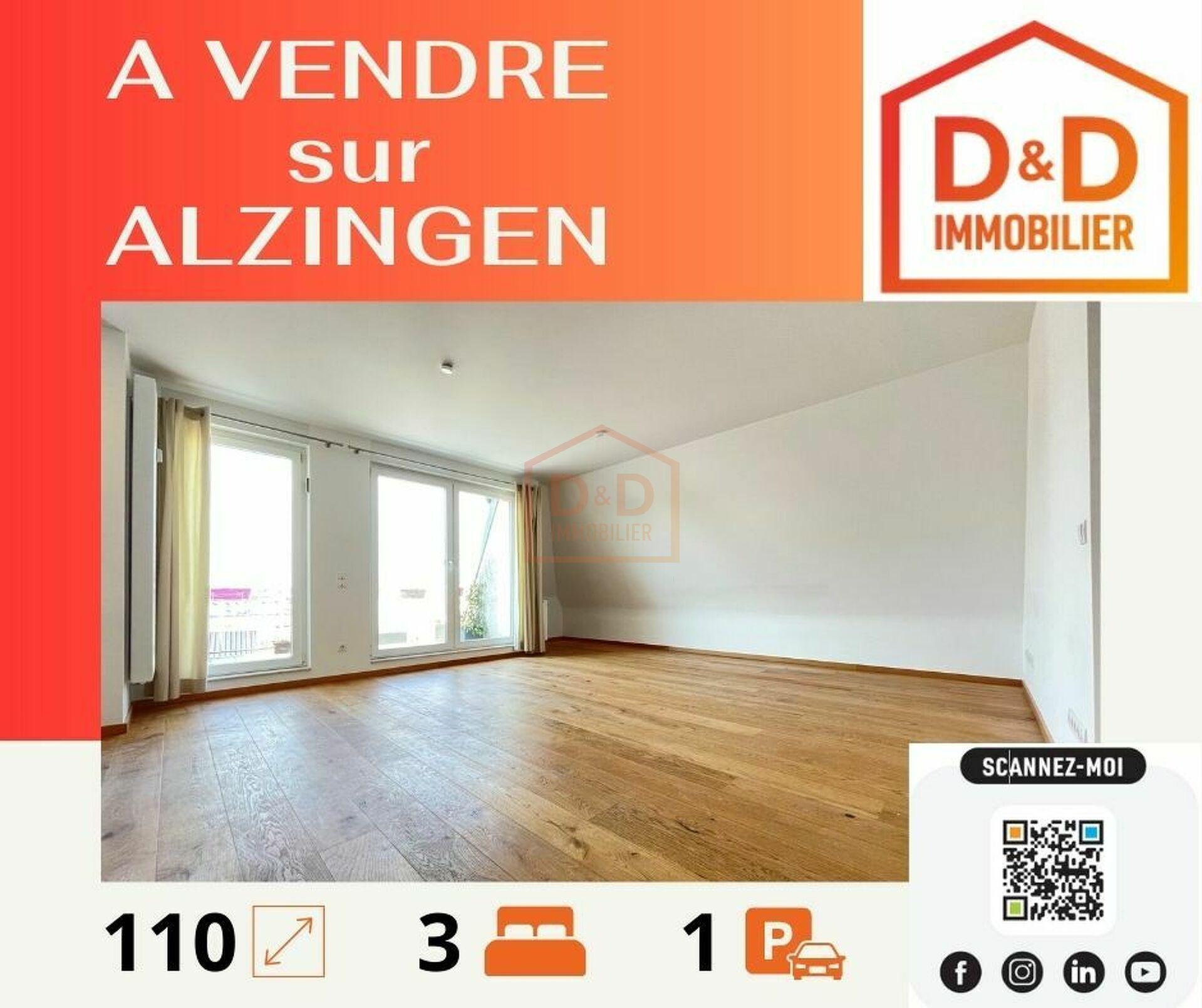 Appartement à Alzingen, 110 m², 3 chambres, 779 680 €